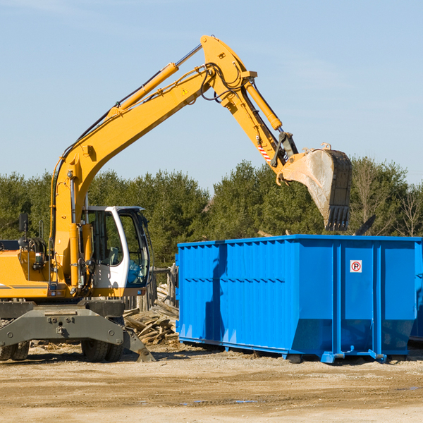 how many times can i have a residential dumpster rental emptied in Blende CO